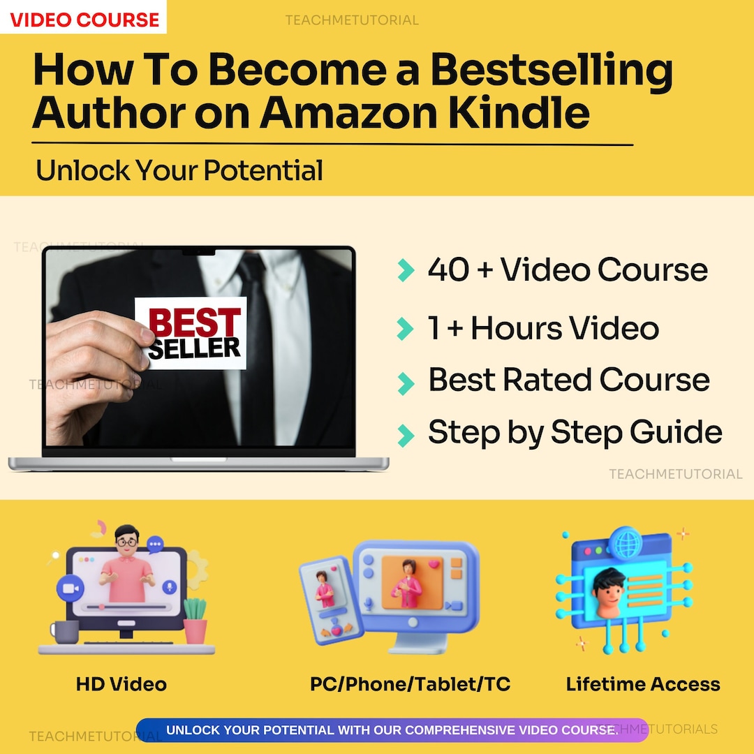 How to Become a Bestselling Author on Amazon Kindle - Essential Skills ...