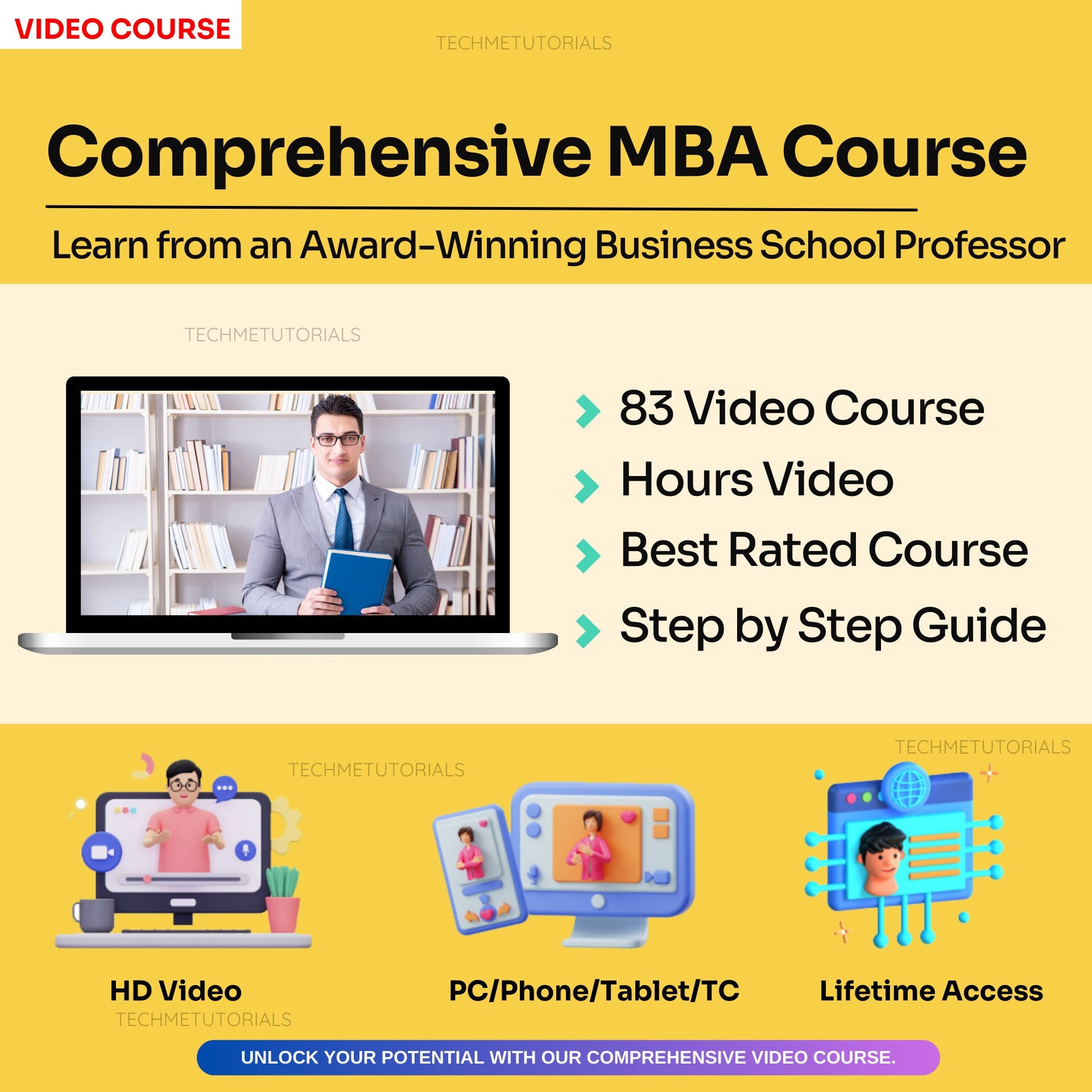 Comprehensive MBA in 1 Course - Learn from an Award-Winning Business School Professor