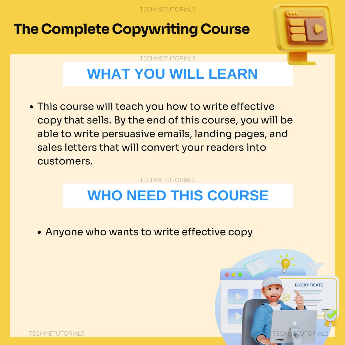 The Complete Copywriting Course | Learn How to Write Effective Copy ...