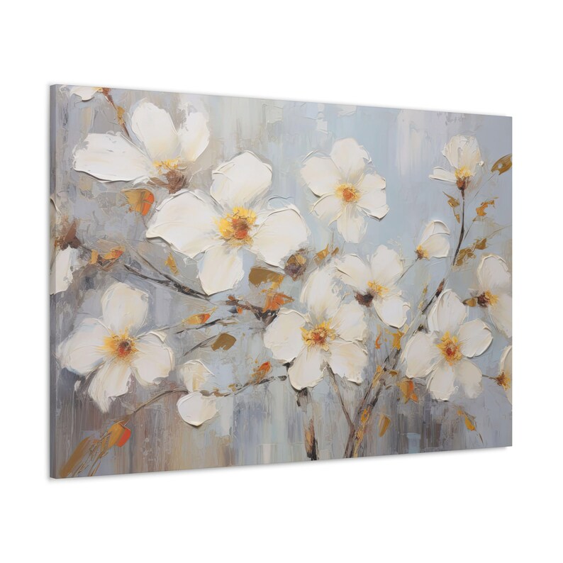 Flower Bouquet Wall Art,flower and Nature Canvas Ready to Hang Large