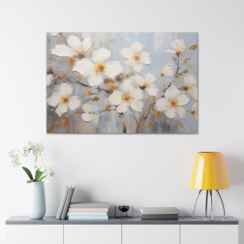 Flower Bouquet Wall Art,flower and Nature Canvas Ready to Hang Large