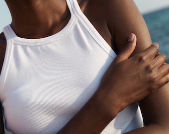 The Margot - Sleek Silhouette Ribbed Tank