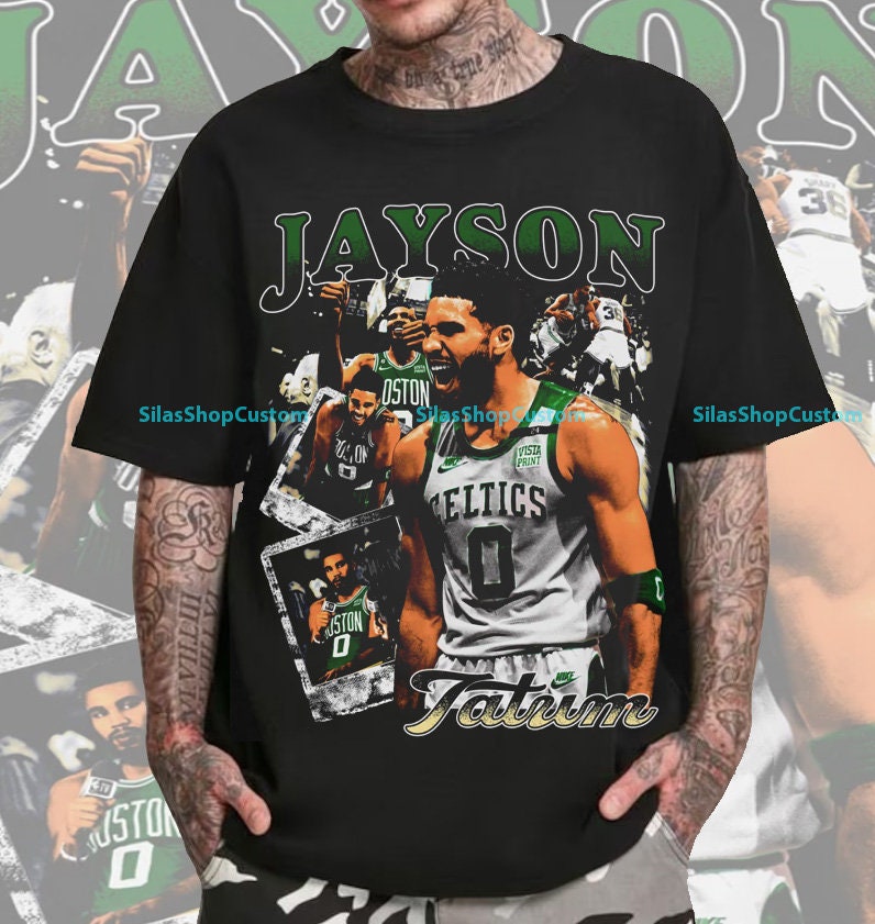 BeantownTshirts Jayson Tatum The Future Distressed Boston Basketball Fan T Shirt Tanktop / Sport Grey / X-Large