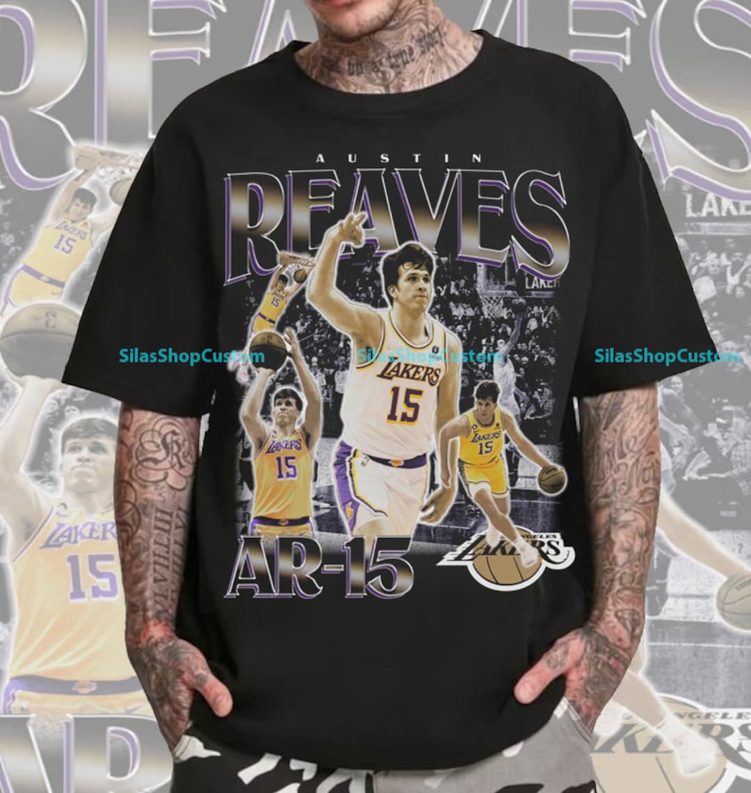 Austin Reaves T-Shirt  Los Angeles Basketball Men's Premium T