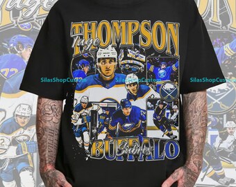 CozyandRych Tage Thompson T-Shirt, Buffalo Sabres Shirt, Buffalo Hockey Shirt, 2022 Buffalo Shirt, Tage Tee 72 - Unisex Blue or Navy