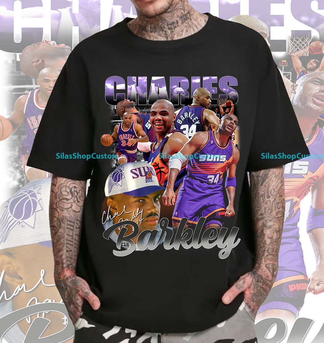 Vintage 90s Basketball Bootleg Style T-shirt, Charles Barkley Graphic ...