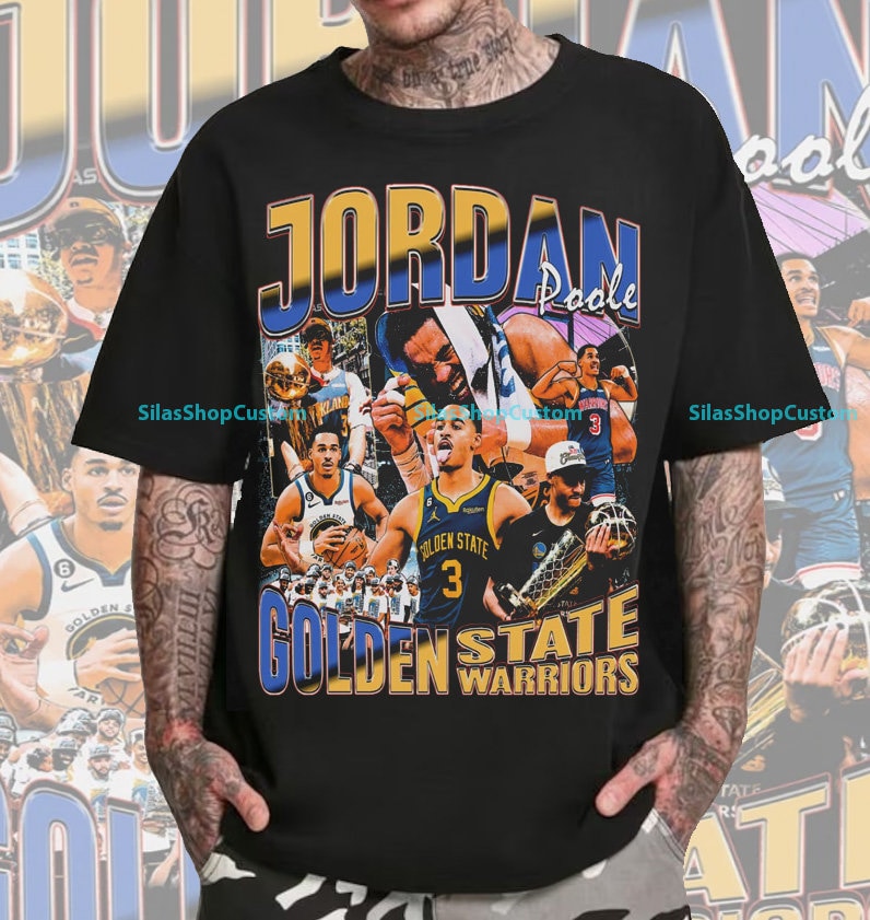 Jordan Poole Shirt Basketball Player MVP Slam Dunk Merchandise 