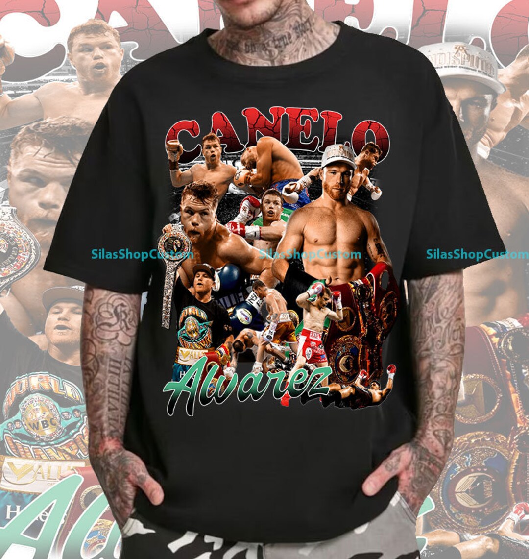Vintage 90s Graphic Style Canelo Alvarez T-shirt, Canelo Alvarez Shirt 