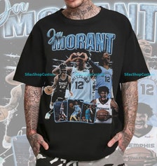 Ja Morant Basketball Oversize T Shirt Printed Men'S Clothes Short Sleeve  Streetwear Big Size Top Tee - AliExpress