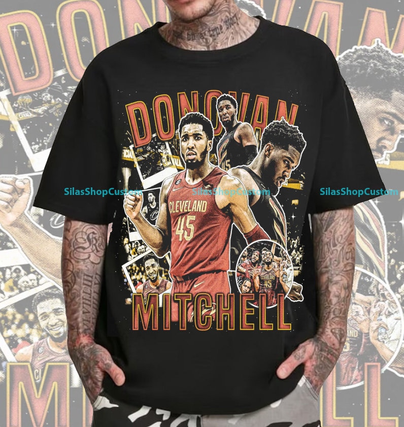 Cavs Donovan Mitchell Signature Jersey T-shirt - Shibtee Clothing