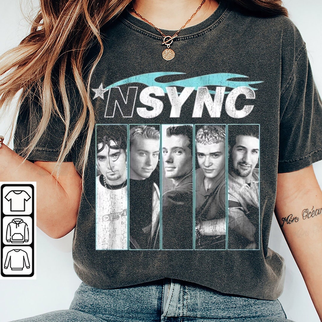 NSYNC Shirt Vintage NSYNC No Strings Attached Black Shirt Etsy