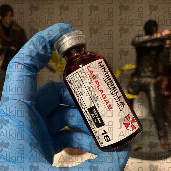 RESIDENT EVIL: Prop Replica - VIRUS Vial 30 ml