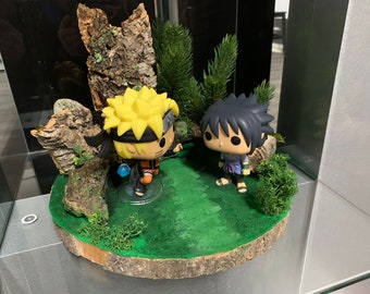 Diorama Funko Pop - Naruto vs Sasuke