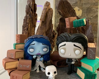 Diorama Funko Pop - La novia cadáver