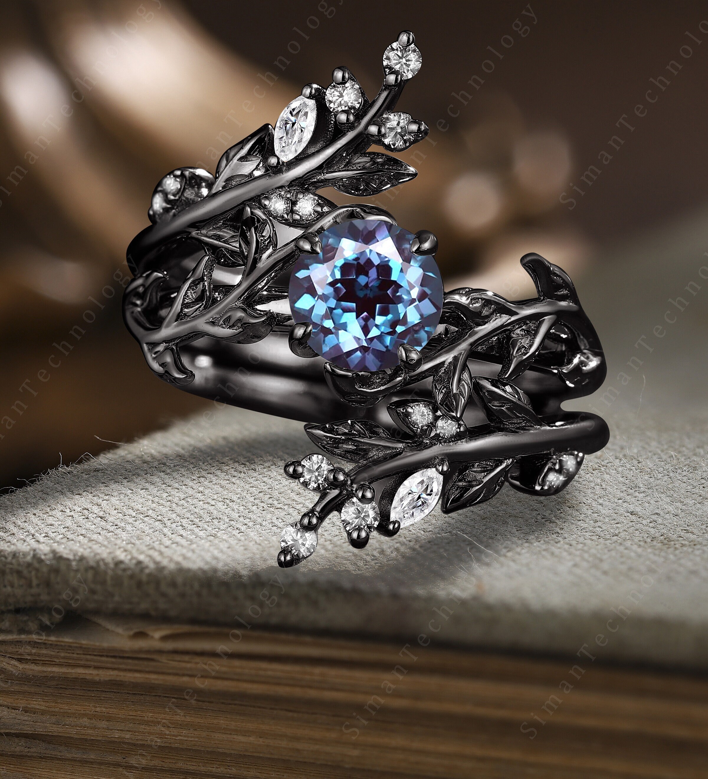 アスティエ　クリスマスオーナメント　ENGAGEMENT RING BLACK il_fullxfull.6174117261_py58.jpg