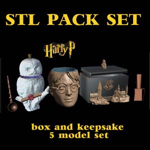 Harry P - set STL File for 3D Printing, Movies, 3D Model
