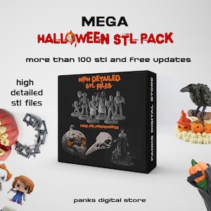 big Halloween collection - over 200 printable stl free updates