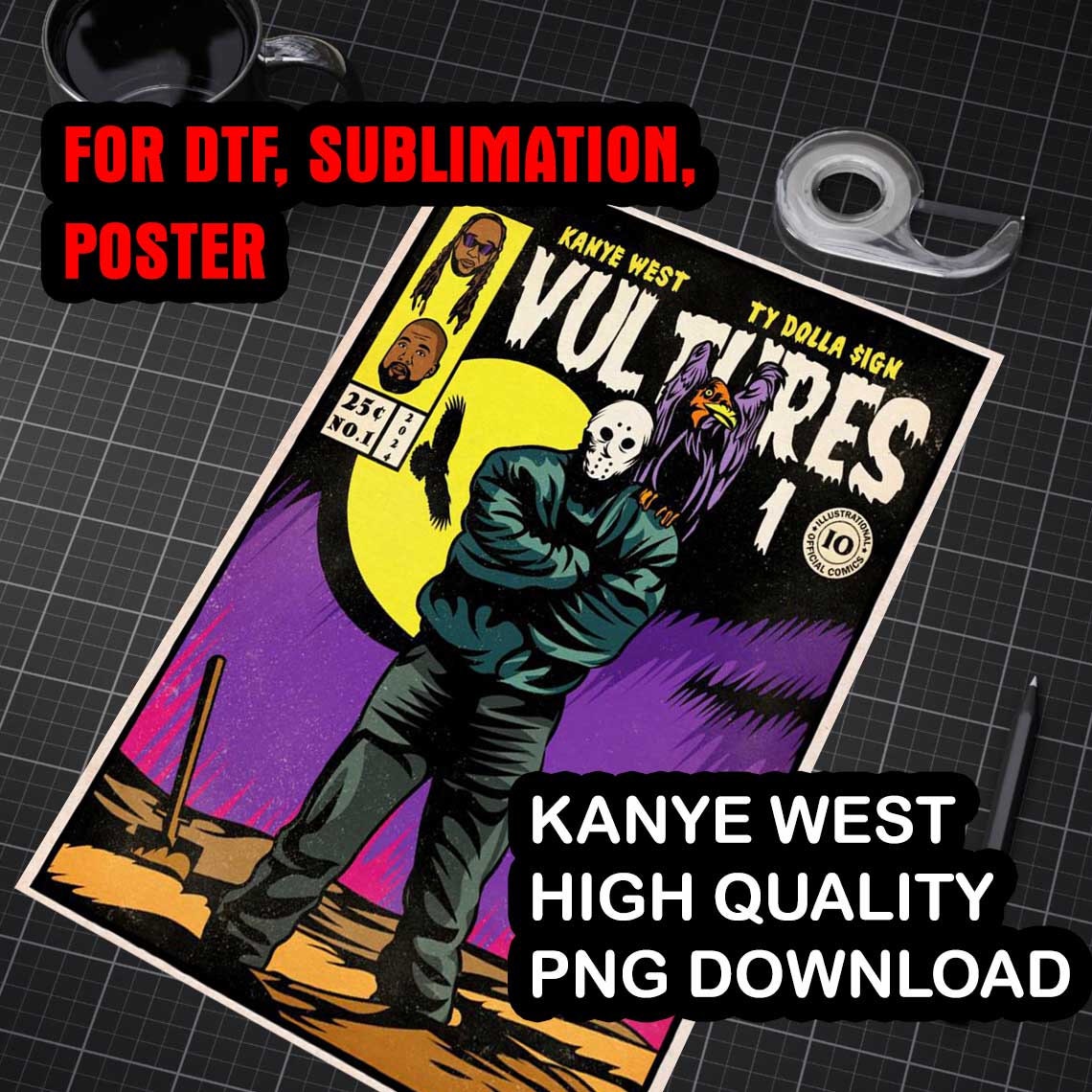 Popular Rappers Comic Posters for Sublimation, Dtf, Printing - Etsy