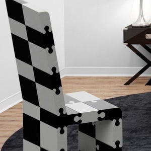PUZZLE CHAIR  STL File for 3D Printing, Home, 3D Model