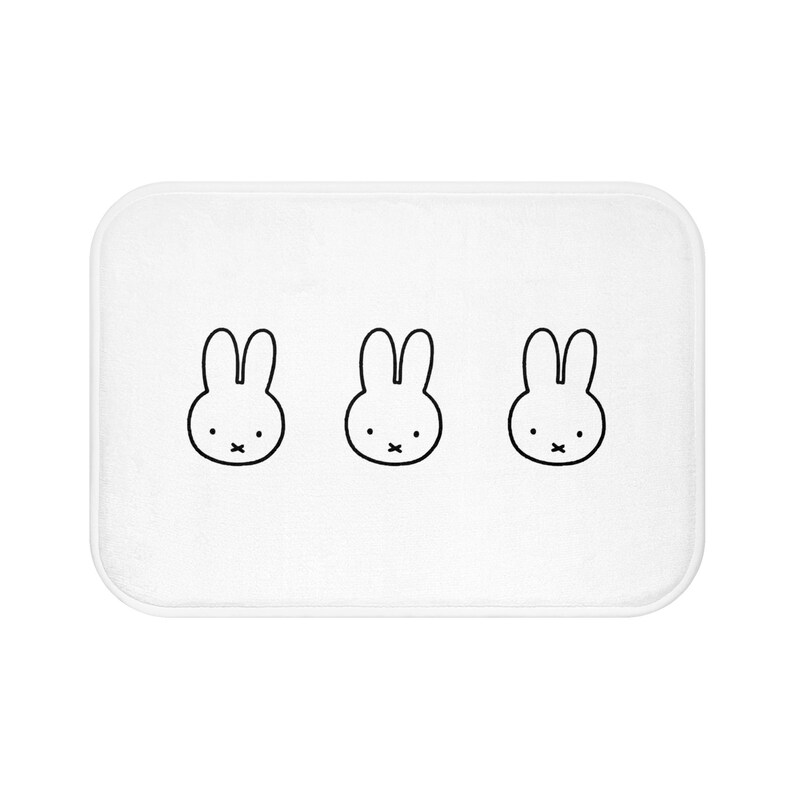 Miffy Bath Mat Miffy Nonslip Bath Mat Cute Bath Mat Etsy Australia