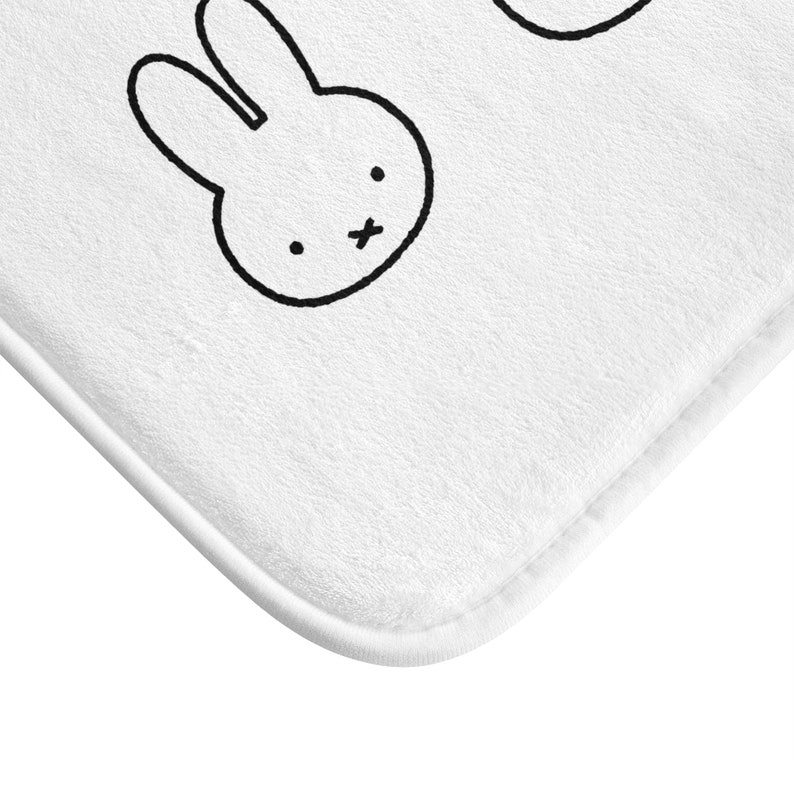 Miffy Bath Mat Miffy Nonslip Bath Mat Cute Bath Mat Etsy Australia