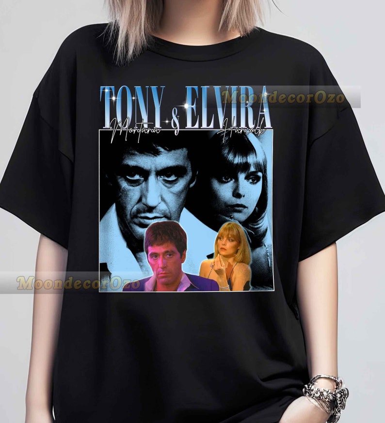 Limited Tony Montana and Elvira Hancock Vintage Clothing - Etsy