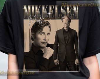 Limited Vintage Mads Mikkelsen Tshirt, Mads Mikkelsen Hoodie, Mads Mikkelsen Sweatshirt, Mads Mikkelsen Rock Style Bootleg Tee