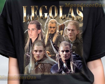 Limited Vintage Legolas Tshirt, Legolas Hoodie, Legolas Sweatshirt, Legolas Rock Style Bootleg Tee