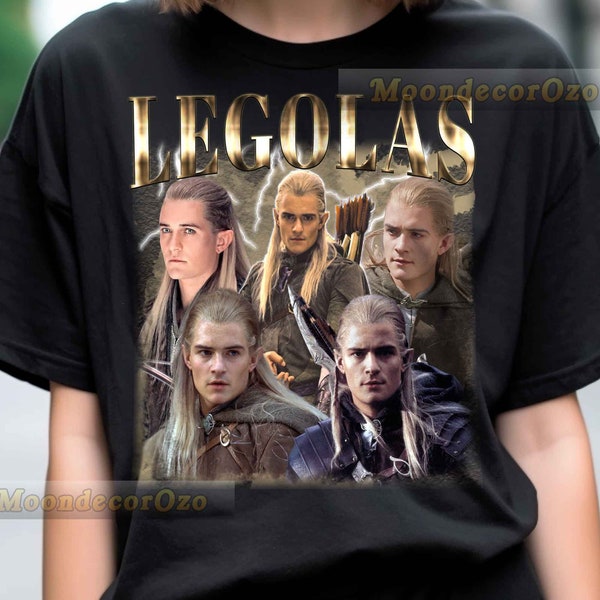 Limited Vintage Legolas Tshirt, Legolas Hoodie, Legolas Sweatshirt, Legolas Rock Style Bootleg Tee