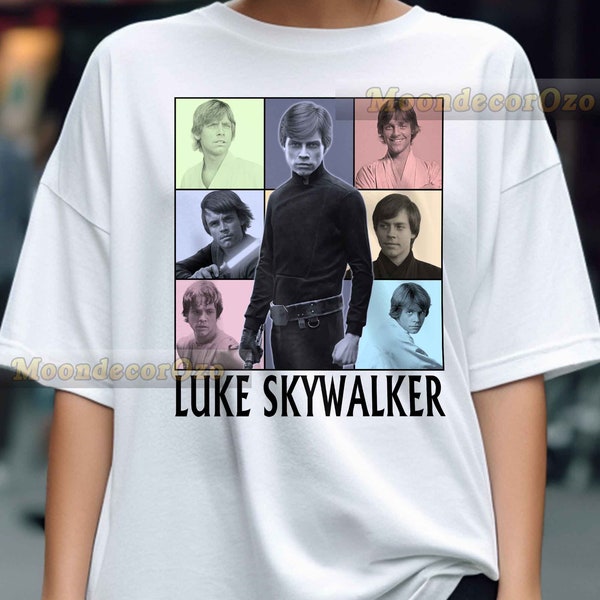 Luke Skywalker Mutil Style TShirt, hoodie, sweatshirt, Movie Character, Gifts for her, Gifts for him