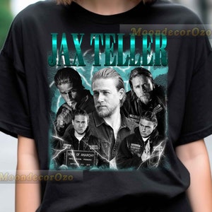 Limited Vintage Jax Teller Tshirt, Jax Teller Hoodie, Jax Teller Sweatshirt, Jax Teller Rock Style Bootleg Tee