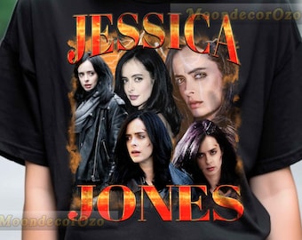 Limited Vintage Jessica Jones Tshirt, Jessica Jones Hoodie, Jessica Jones Sweatshirt, Jessica Jones Rock Style Bootleg Tee