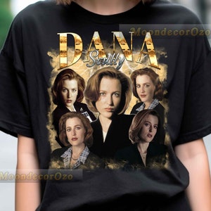 Limited Vintage Dana Scully Tshirt, Dana Scully Hoodie, Dana Scully Sweatshirt, Dana Scully Rock Style Bootleg Tee