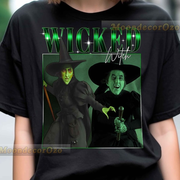 Limited Vintage Wicked Witch Of West Tshirt, Wicked Witch Of West Hoodie, Wicked Witch Of West Sweatshirt, Rock Style Bootleg Tee