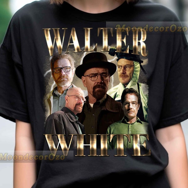 Limited Vintage Walter White Tshirt, Walter White Hoodie, Walter White Sweatshirt, Walter White Rock Style Bootleg Tee