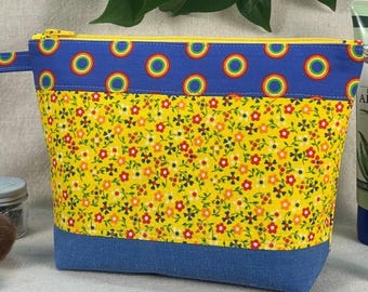 Phish Regenbogen und Donut Zip Pouch Kulturtasche