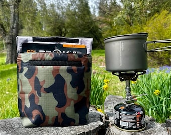 Insulated Backpacking Meal Cozy: Ultralight Hiking Food Pouch