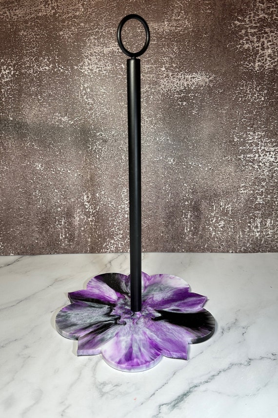 Customizable Resin Art Paper Towel Holder Etsy