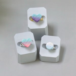 Sirens Shine Polymer Clay Nailfie Rings