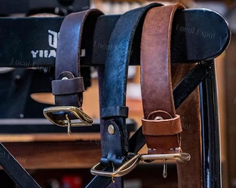 Cinturón de cuero genuino: regalo personalizado con letra grabada para él, regalo para el padre, accesorio de boda vintage