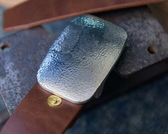 Cinturón de piel auténtica para hombre: Regalo personalizado con letra grabada, accesorio de boda hecho a mano