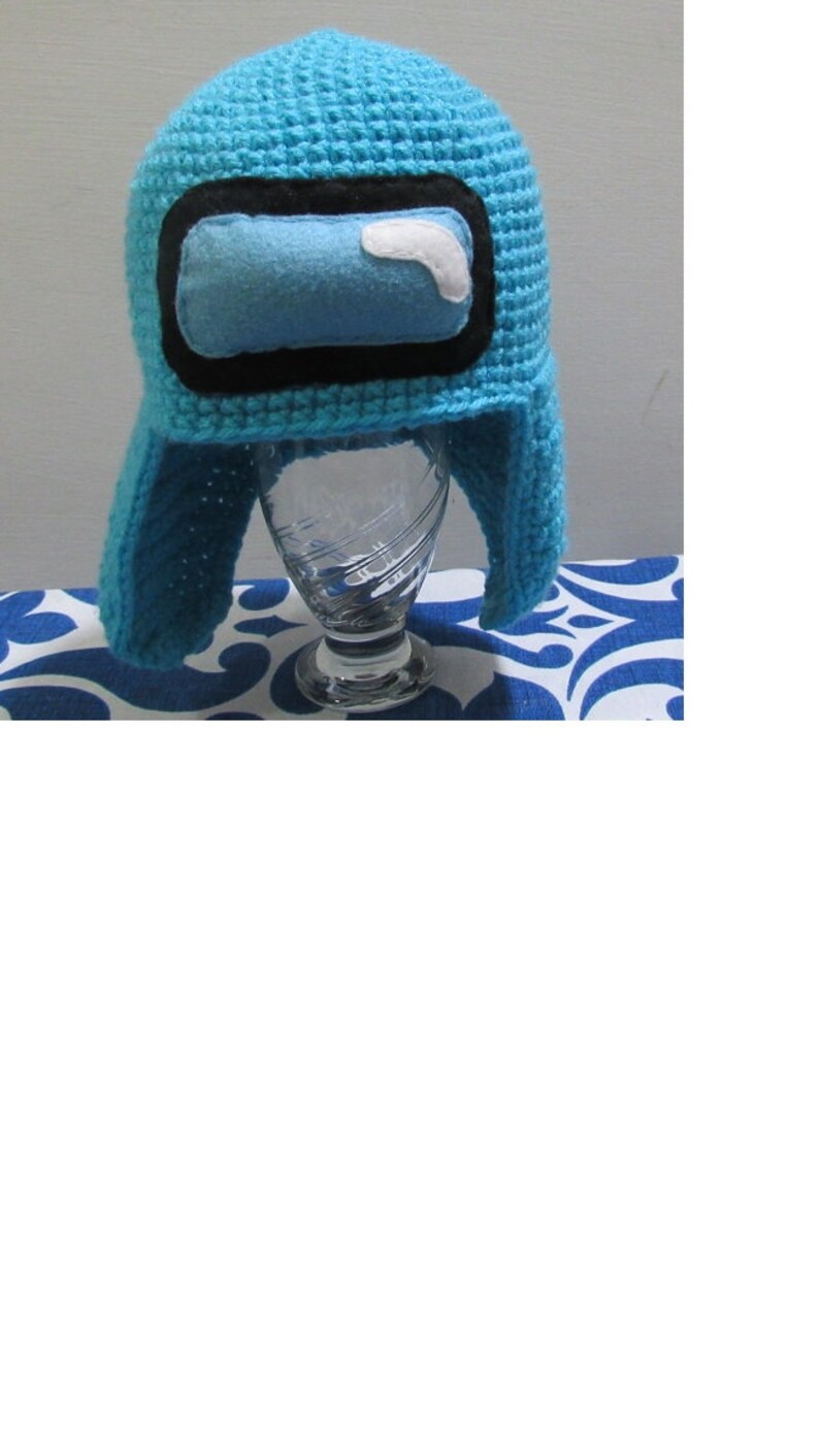 Ultra Cool Among Us Inspired Crochet Hat All Sizes Etsy