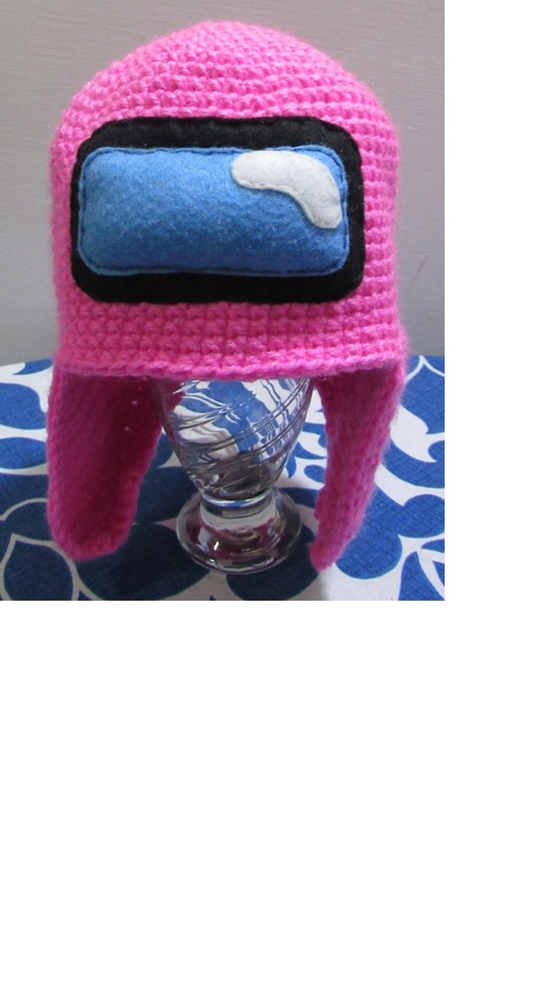 Ultra Cool Among Us Inspired Crochet Hat All Sizes Etsy