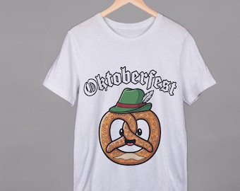 Oktoberfest Pretzel T-Shirt: Funny Bavarian Beer Festival Tee