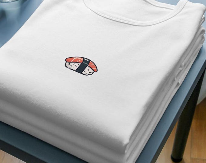 Sushi Nigiri Printed T-Shirt: Unisex Japanese Foodie Tee
