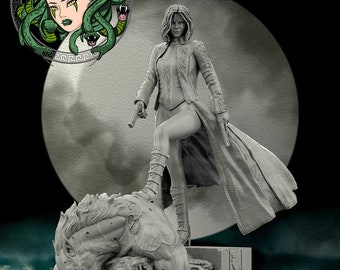 Selene 3D STL File for 3D Printer 3D Print Model Gift Movie Lover Action Figure 3d model