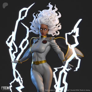 Storm 3D STL File for 3D Printer 3D Print Model Gift Movie Lover Action Figure 3d model