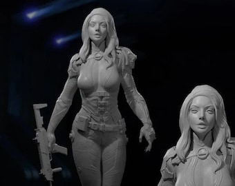 Alicia 3D STL File for 3D Printer 3D Print Model Gift Movie Lover Action Figure 3d model