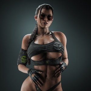 Lara Craft 3D STL File for 3D Printer 3D Print Model Gift Movie Lover Action Figure 3d model