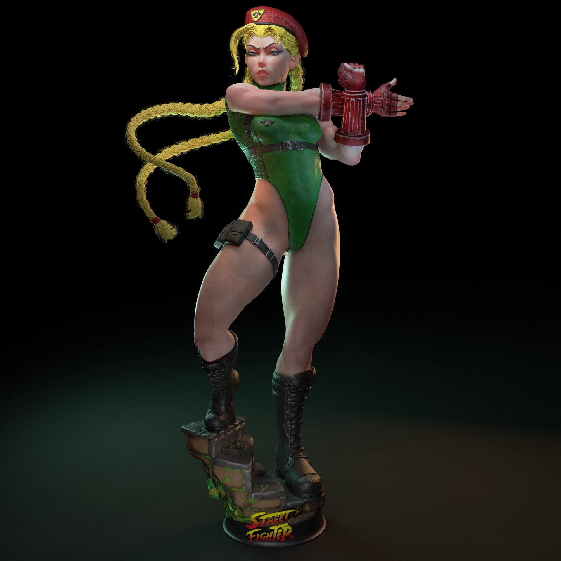 Cammy / 3DMoon/Street Fighter/ Video Game/Figure/Fan Art /Model